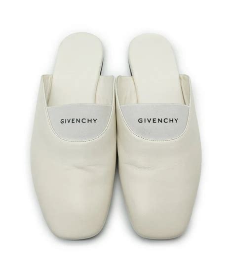 givenchy bedford leather slippers|Shop Givenchy Bedford Flat Leather Mules .